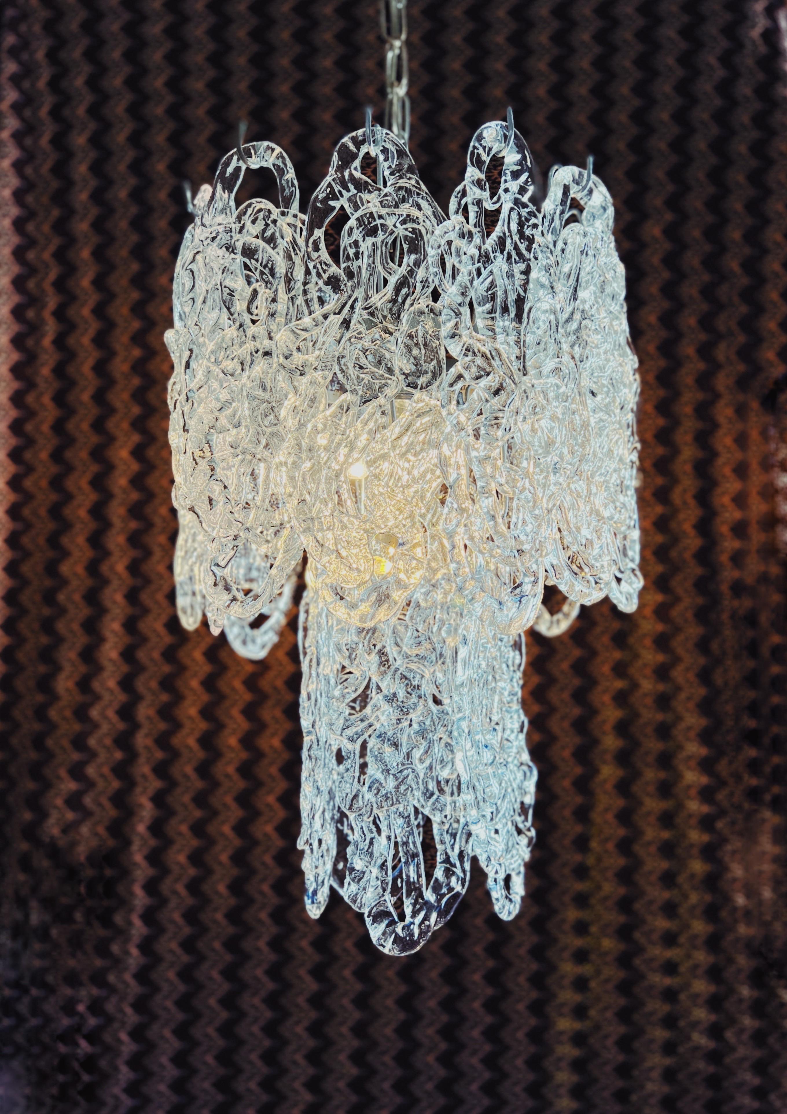 1960s Murano glass chandelier in model 
