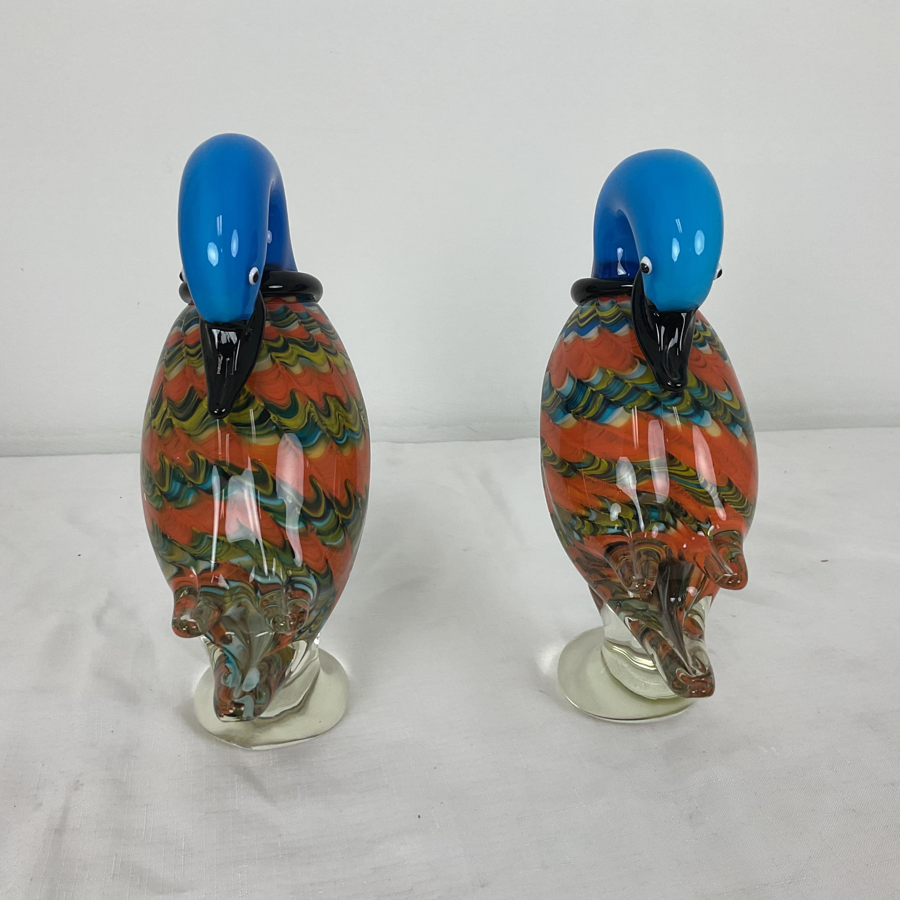 1960'S Murano Glass Ducks In Excellent Condition In West Palm Beach, FL