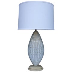 Lampe de bureau italienne en verre de Murano des années 1960 par Camer