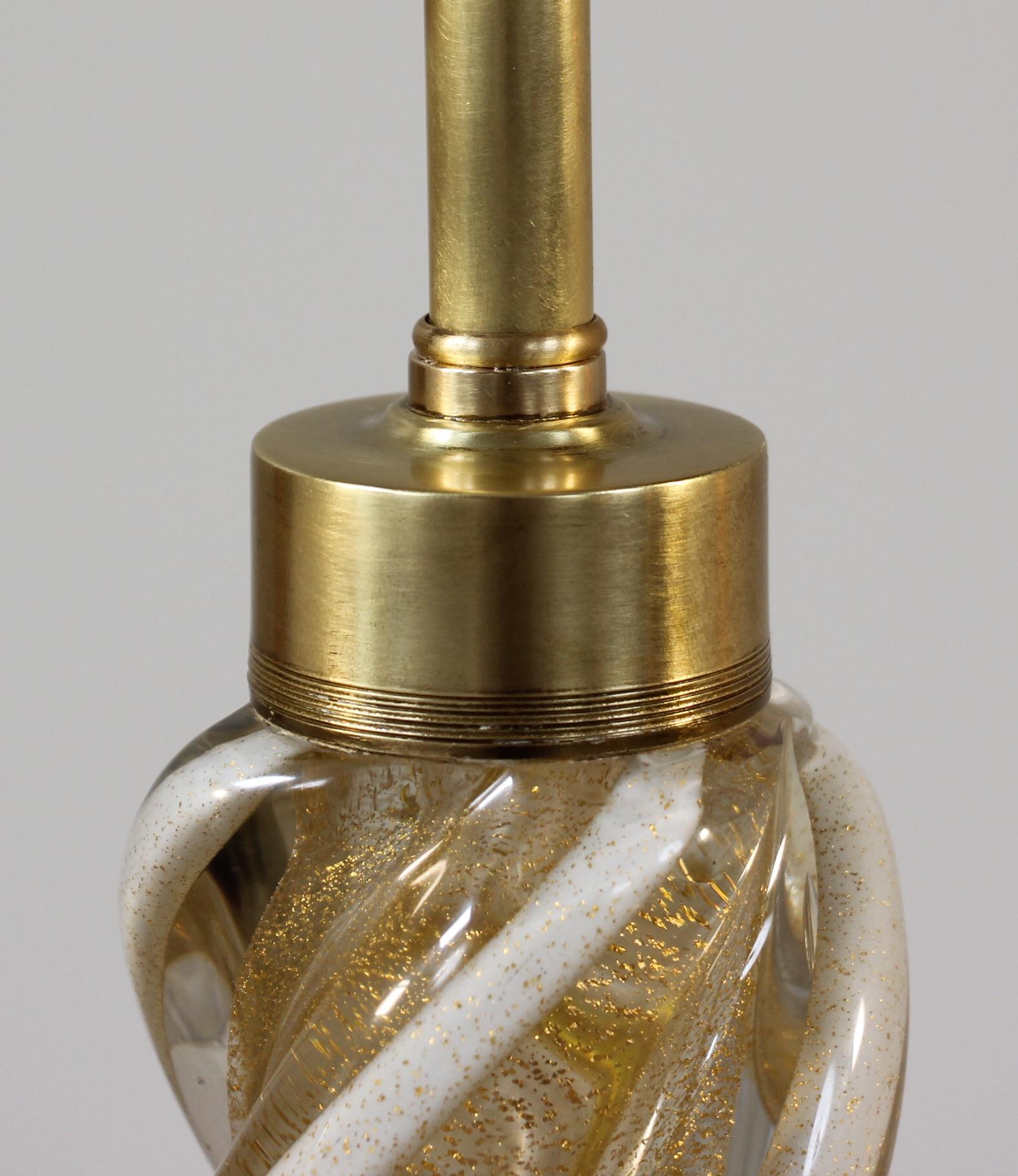 20th Century 1960s Murano Glass Lamps by Seguso