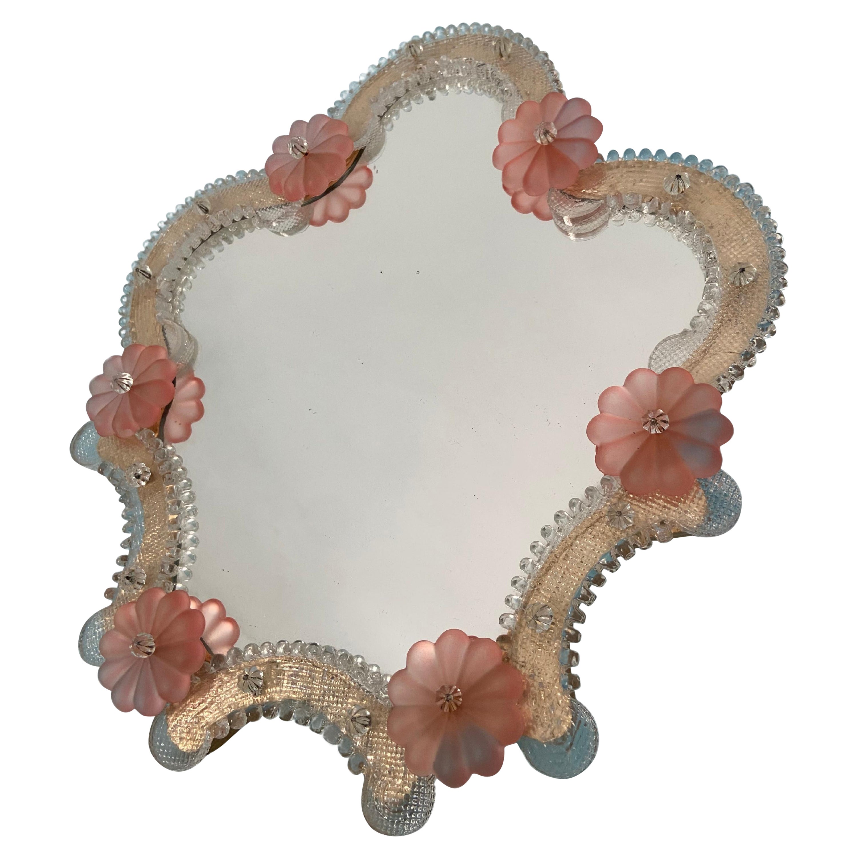 1960s Murano glass mirror