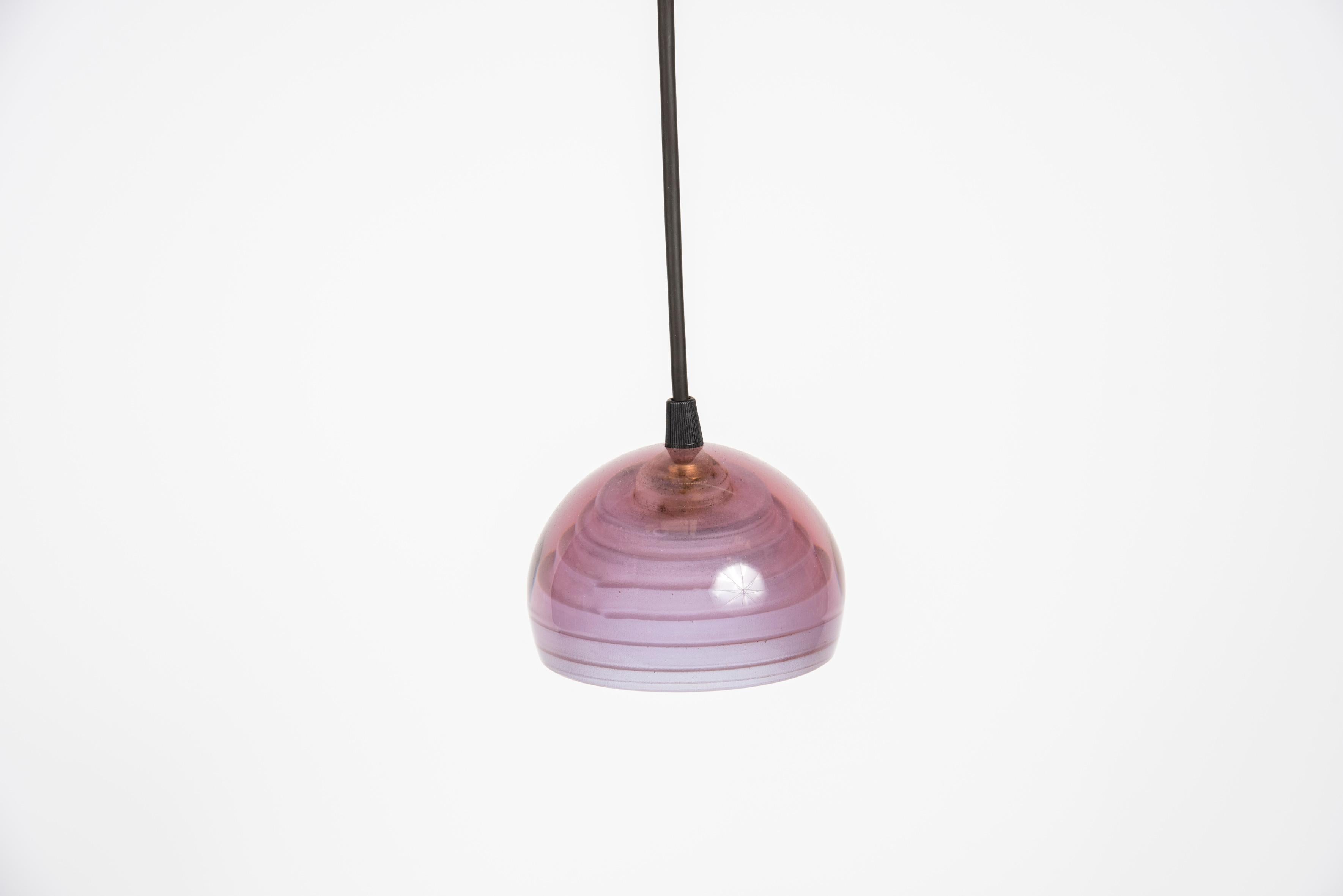 Italian 1960s Murano Glass Pendant by Archimede Seguso For Sale