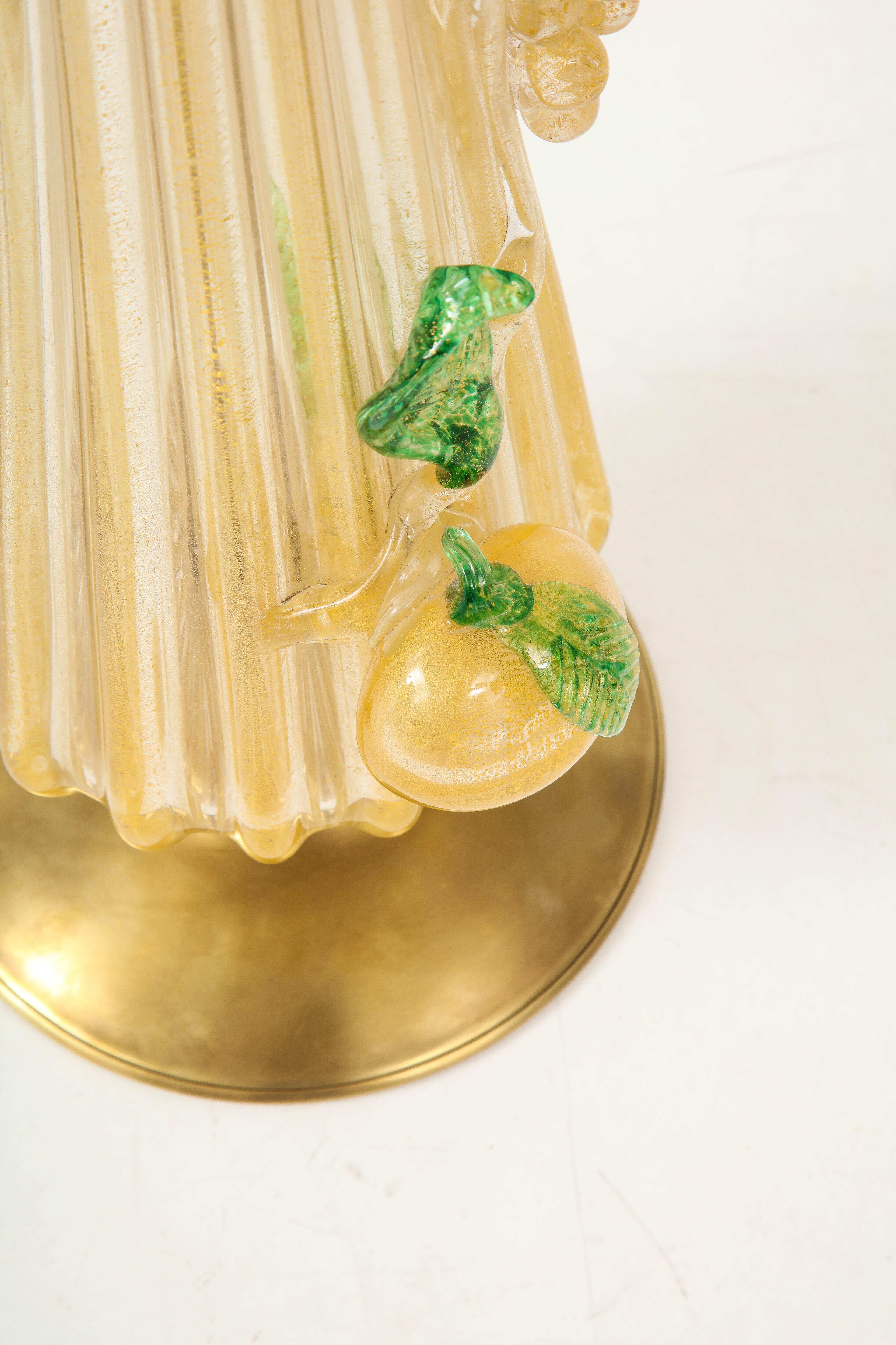 1960s Murano Glass Table Lamp For Sale 5