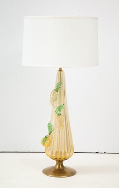 Lampada da tavolo in vetro di Murano del 1960