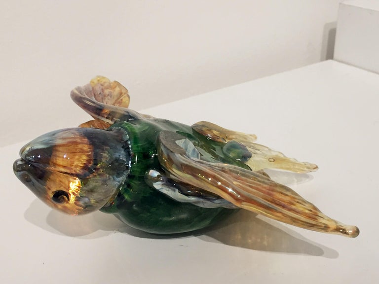 large murano glass turtle