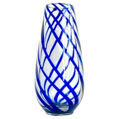 1960er Murano Glas Vase (Handgefertigt)