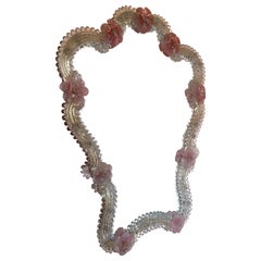 1960s Murano glass wall mirror