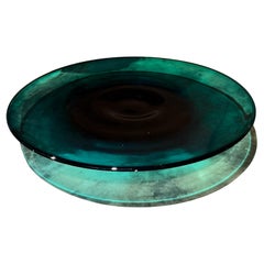 1960s Murano Italian Art Glass Round Platter
