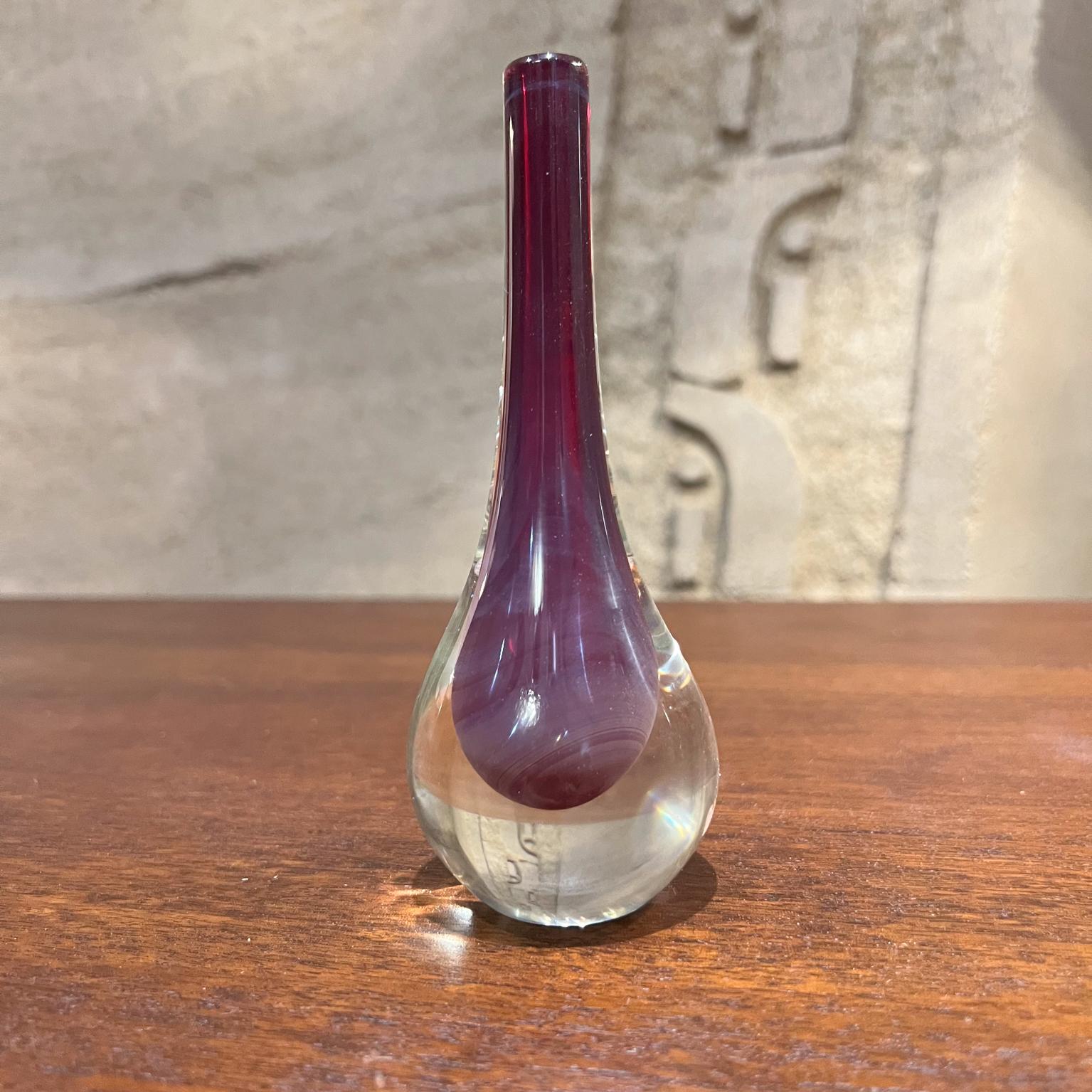 1960s Murano Vase Style Flavio Poli Submerged Art Glass In Good Condition For Sale In Chula Vista, CA