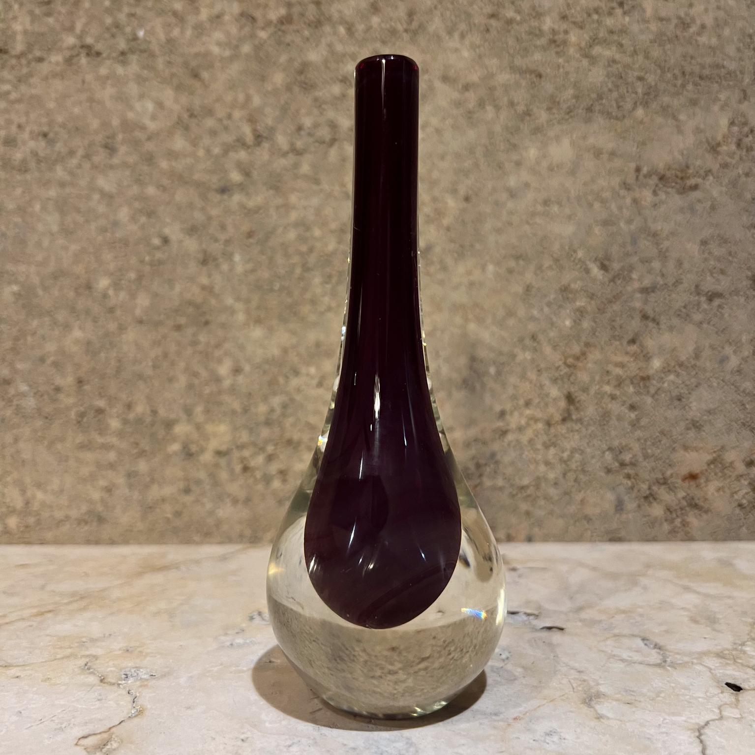 1960s Murano Vase Style Flavio Poli Submerged Art Glass For Sale 3