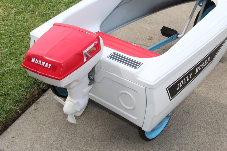 1960's Murray Jolly Rogers Pedal Car / Boat with Original Motor For