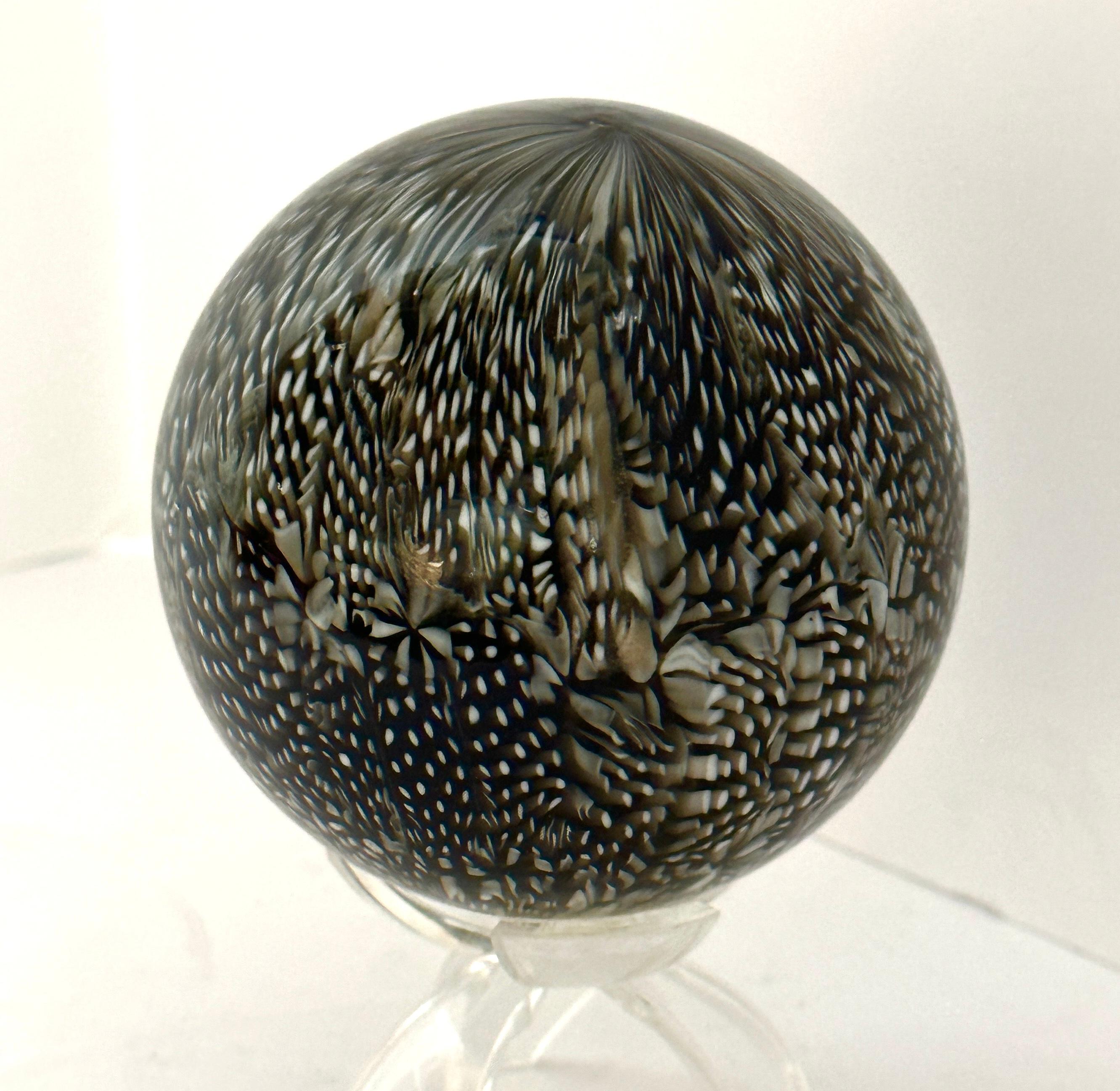 Italian 1960’s Murrine Venini Ball by Lodovico Diaz De Santillana For Sale