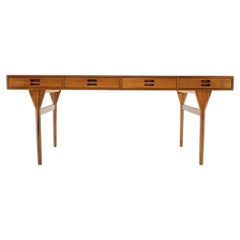 1960s Nanna Ditzel Teak Writing Desk for Søren Willadsen