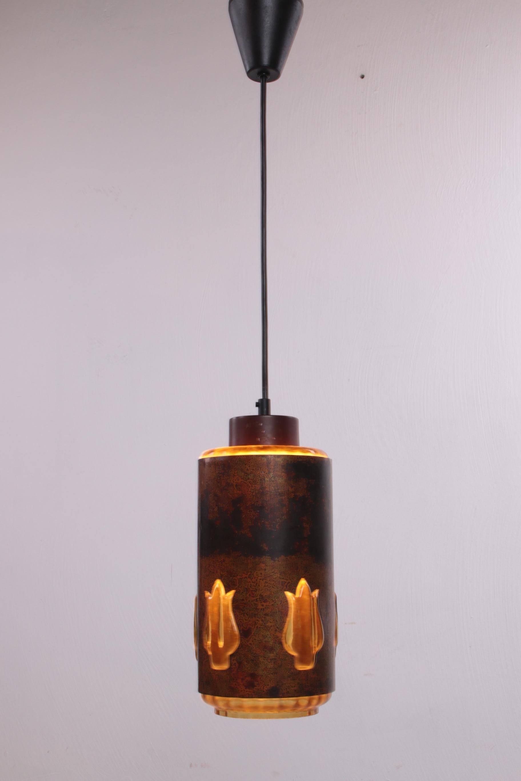 1960s Nanny Still  Brutalist Pendant Lamp Made by RAAK Amsterdam 1