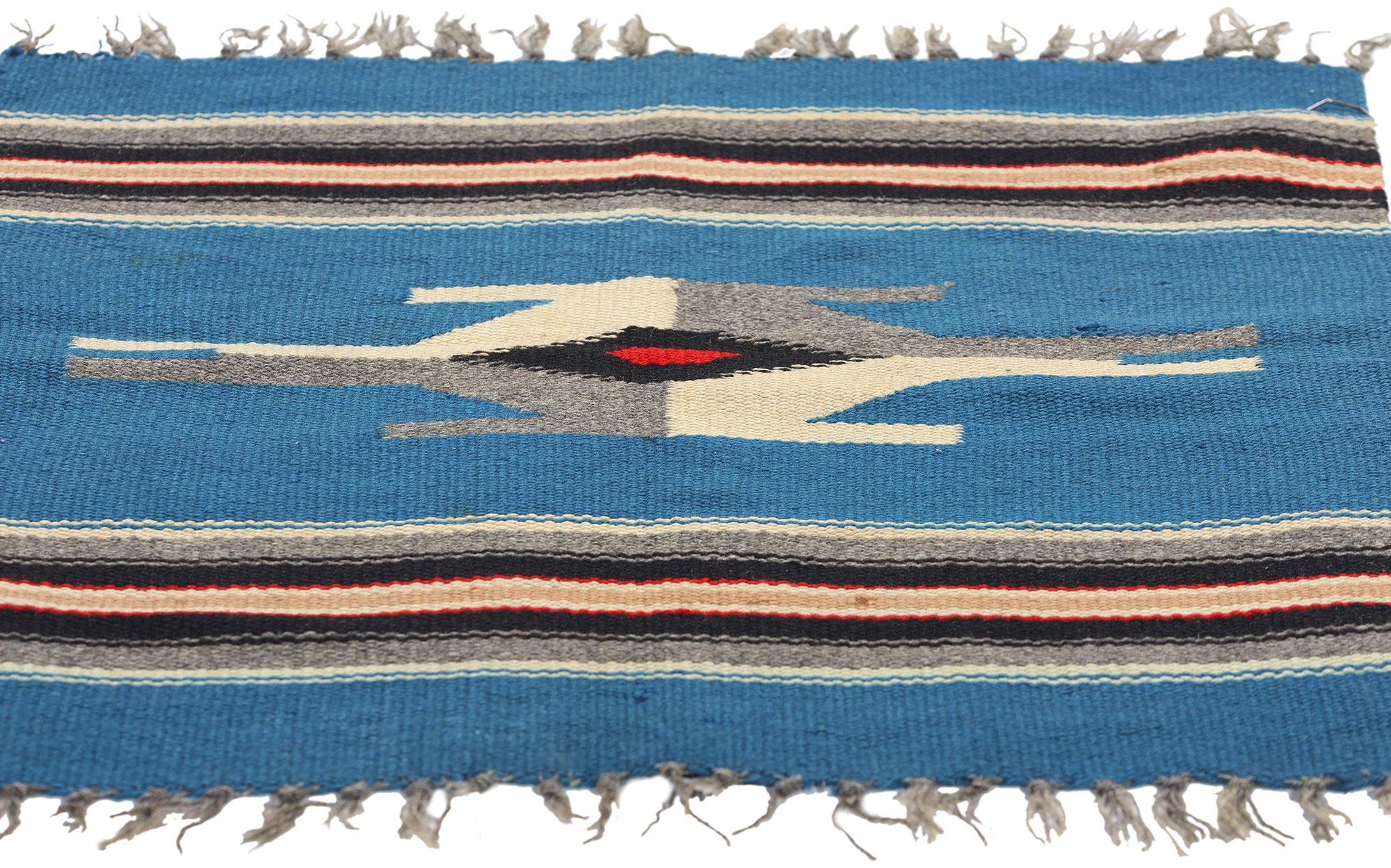 Américain Tapis Chimayo du Nouveau-Mexique de style Navajo des années 1960 en vente