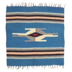1960er Jahre Navajo-Stil New Mexico Chimayo Blanket Teppich