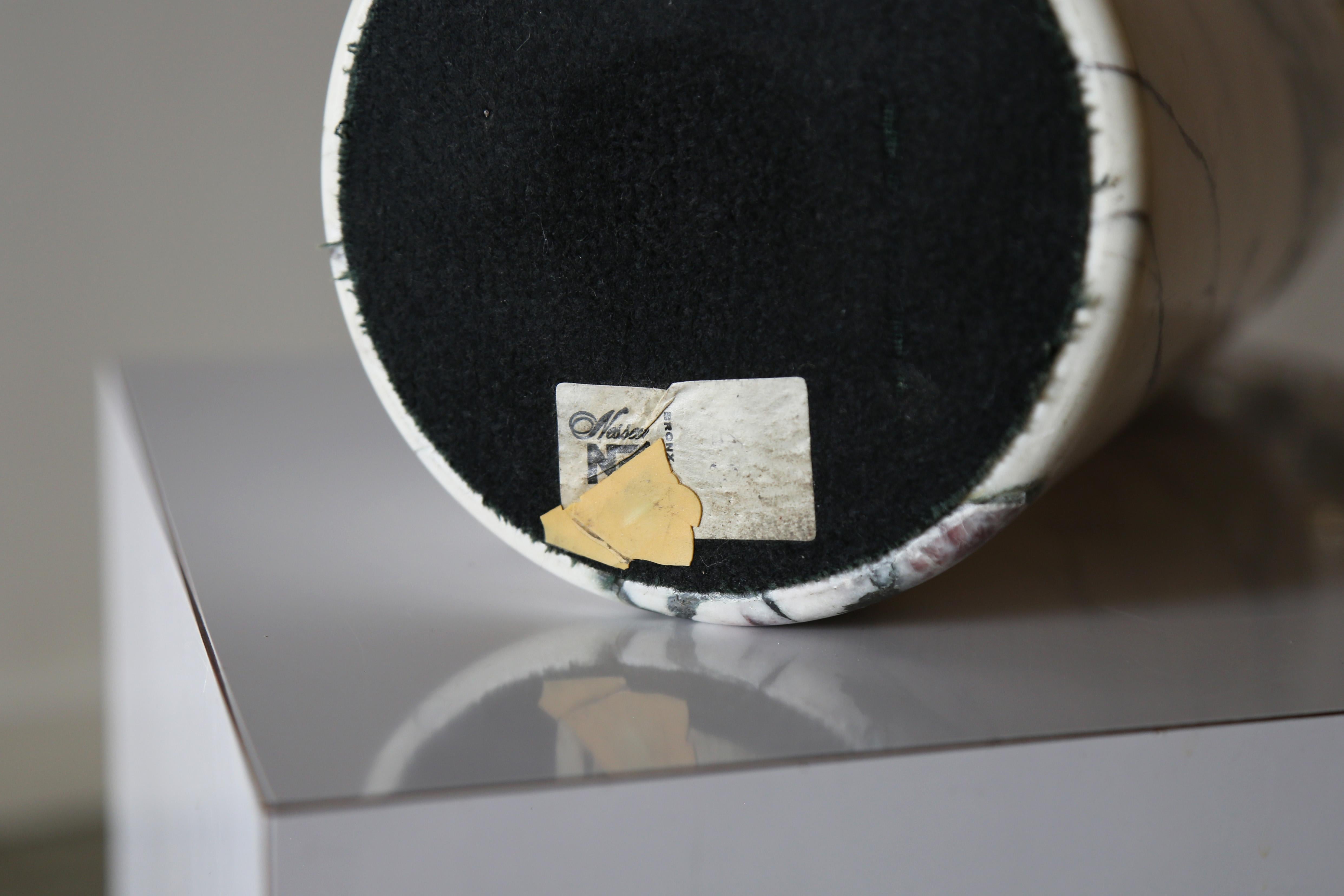 Nessen Studio Carrara-Marmor-Tischlampe, Mid-Century Modern, 1960er Jahre im Angebot 1