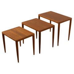 1960s nesting tables, Bramin