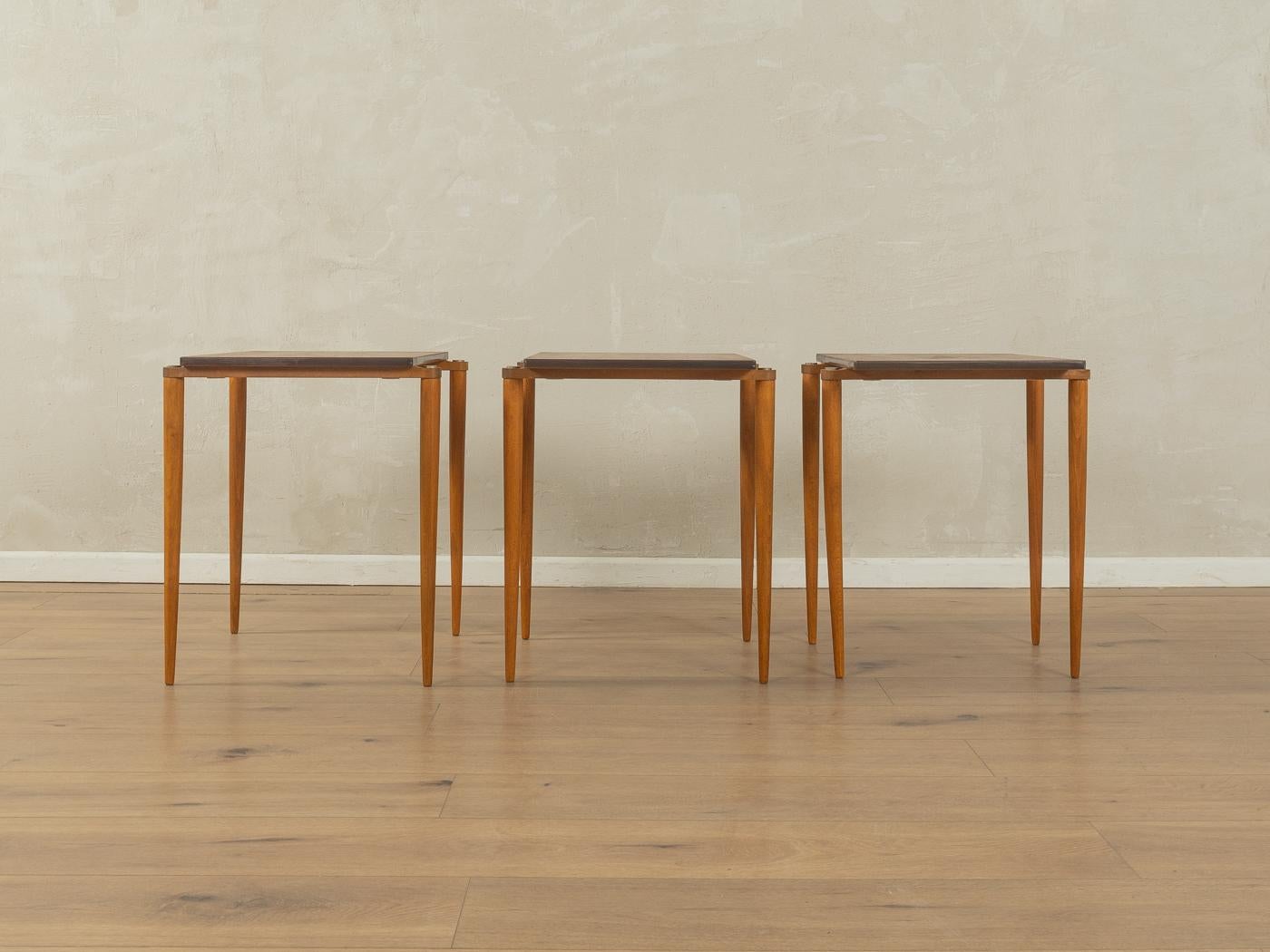 Mid-20th Century 1960s nesting tables, Opal Möbel For Sale