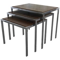 1960s Nesting Tables Turnable Tops by Cees Braakman for Pastoe