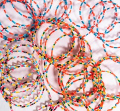 1960's New Old Stock Vintage Bracelet Set Of Five - Size Small