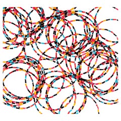 Ensemble de quatre bracelets vintage des années 1960, neuf et en stock, taille moyenne