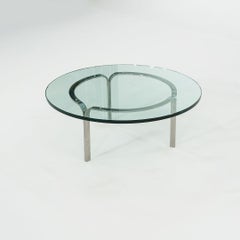 1960s Nicos Zographos for Albano TA.42G.36 Ribbon Coffee Table in Steel