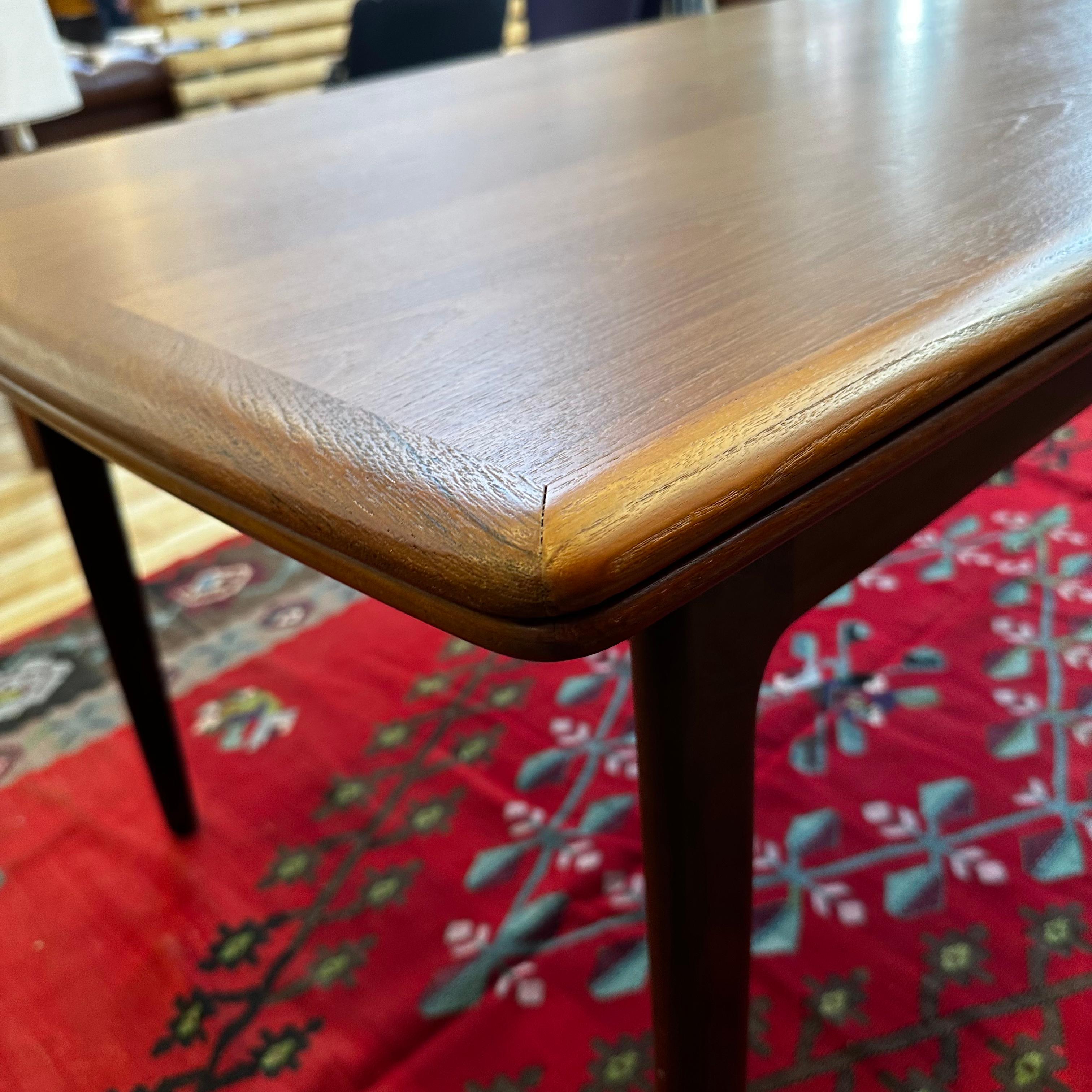1960s Niels Moller Danish Modern Teak Extension-Leaf Dining Table 1