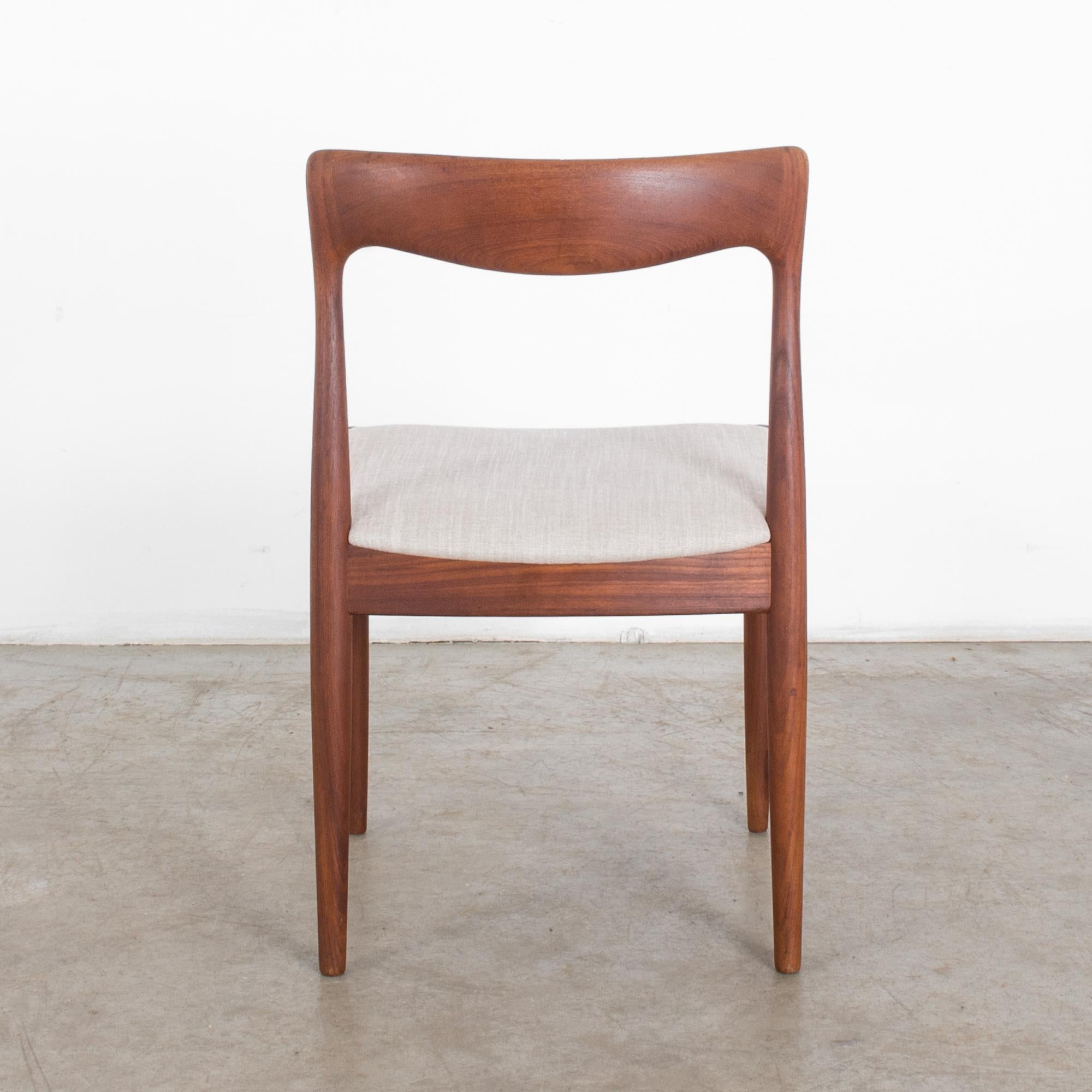 1960s Niels O. Møller Teak Chair In Good Condition In High Point, NC