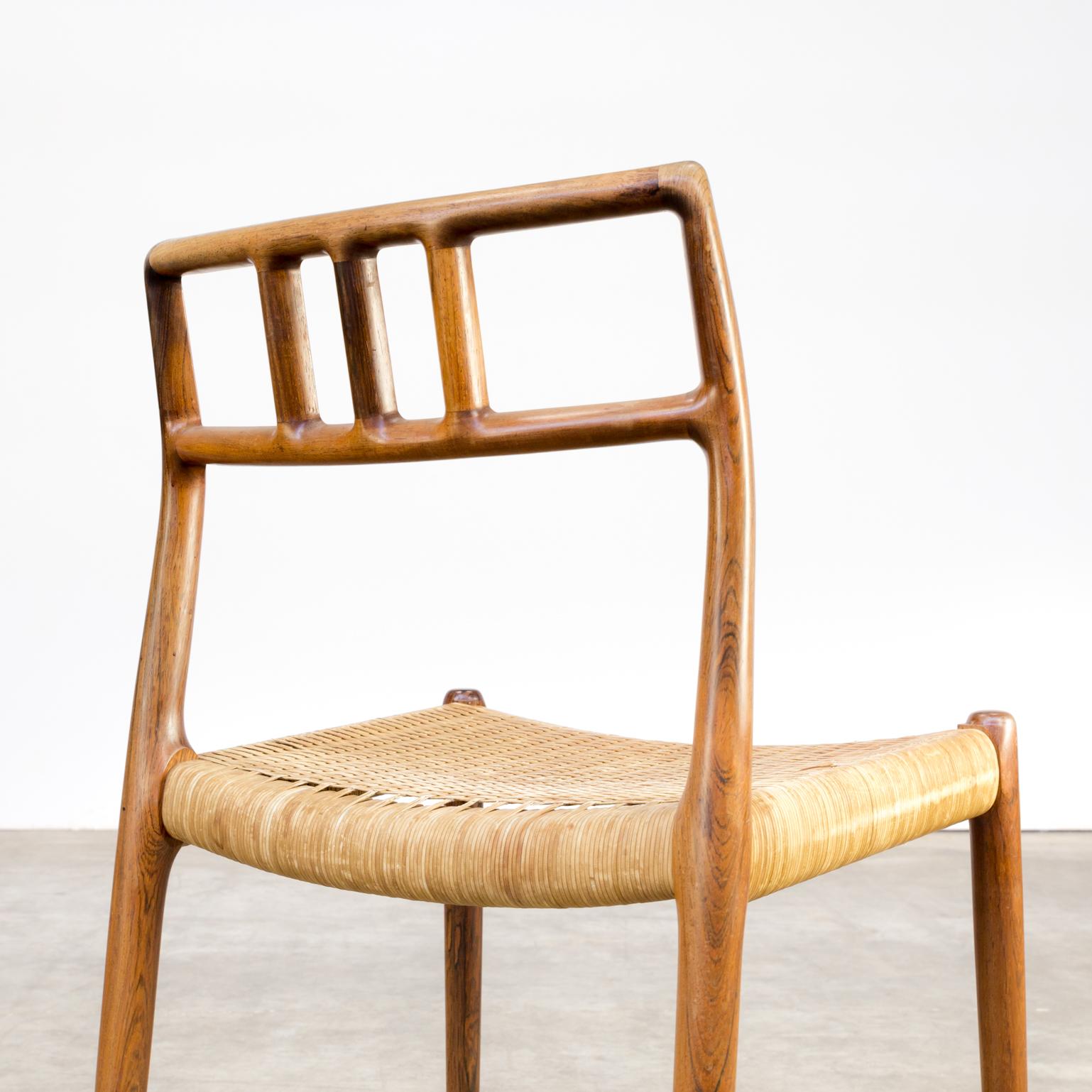 1960s Niels Otto Møller Model 79 Chairs for J.L Moller For Sale 1