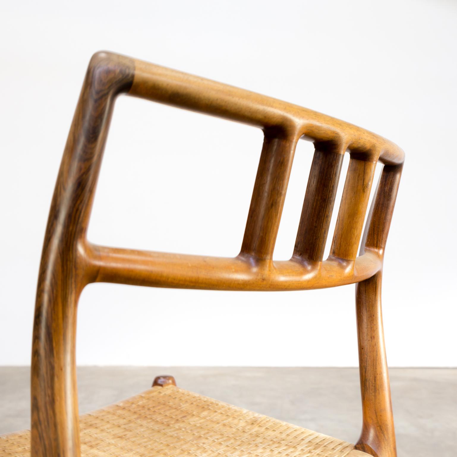 1960s Niels Otto Møller Model 79 Chairs for J.L Moller For Sale 3