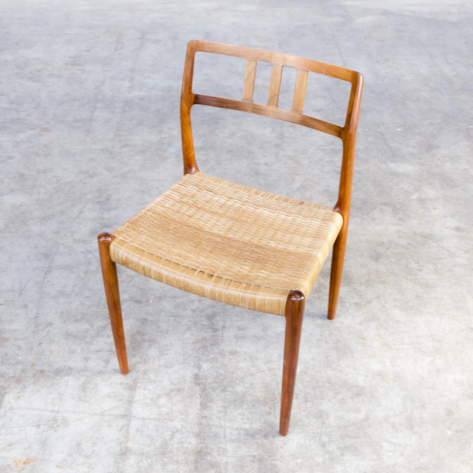 Mid-20th Century 1960s Niels Otto Møller Model 79 Chairs for J.L Moller For Sale