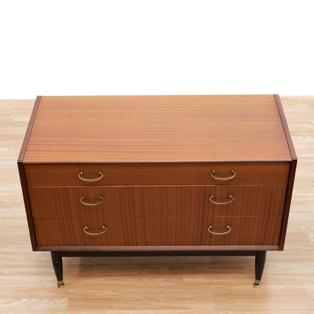1960s Nachttisch Kommode von Nathan Furniture (Mahagoni) im Angebot