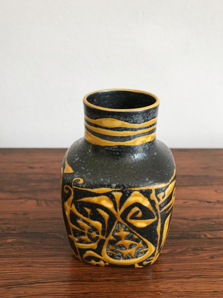 Danish 1960s Nils Thorsson Scandinavian Ceramic Vase for Royal Copenhagen For Sale