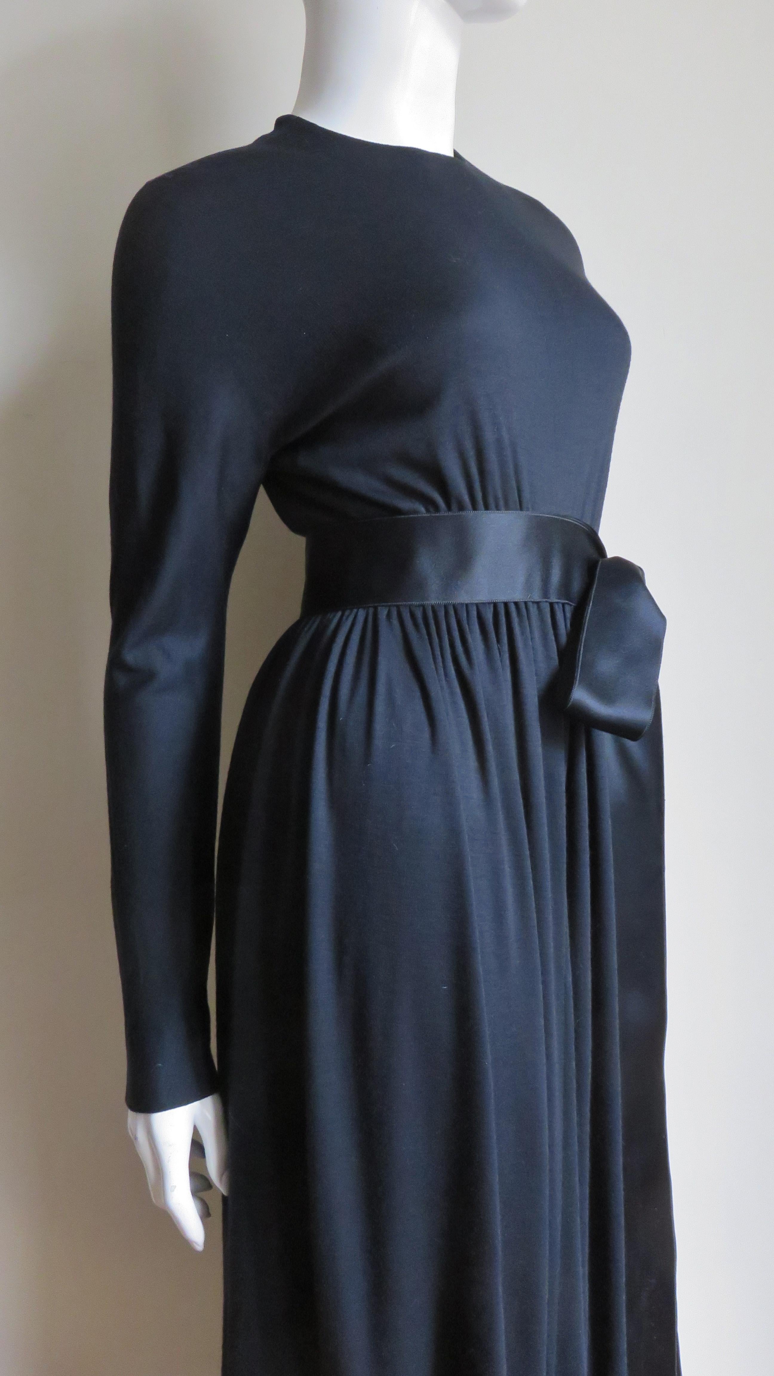  Norman Norell Maxi Dress Gown 1960s For Sale 6