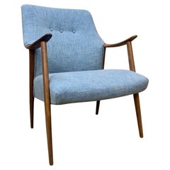 1960s Norwegian Lounge Chair and Ottoman