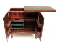 1960s Norwegian Metamorphic Dry Bar In Rosewood By Torbjorn Afdal for Bruksbo