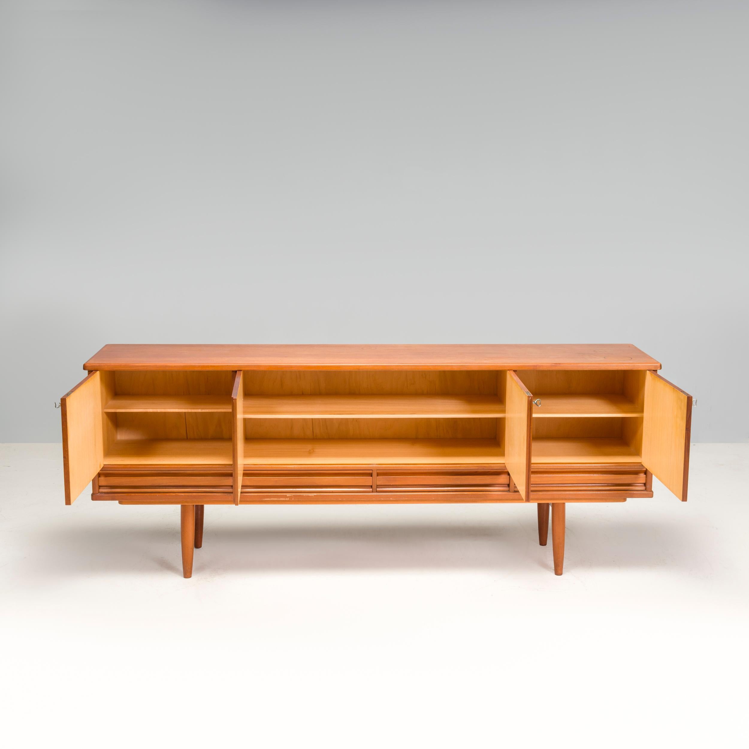 1960's Norwegian Nordås Bruk A/S Teak Sideboard For Sale 1