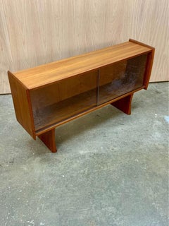 1960s Norwegian Teak Hutch Cabinet