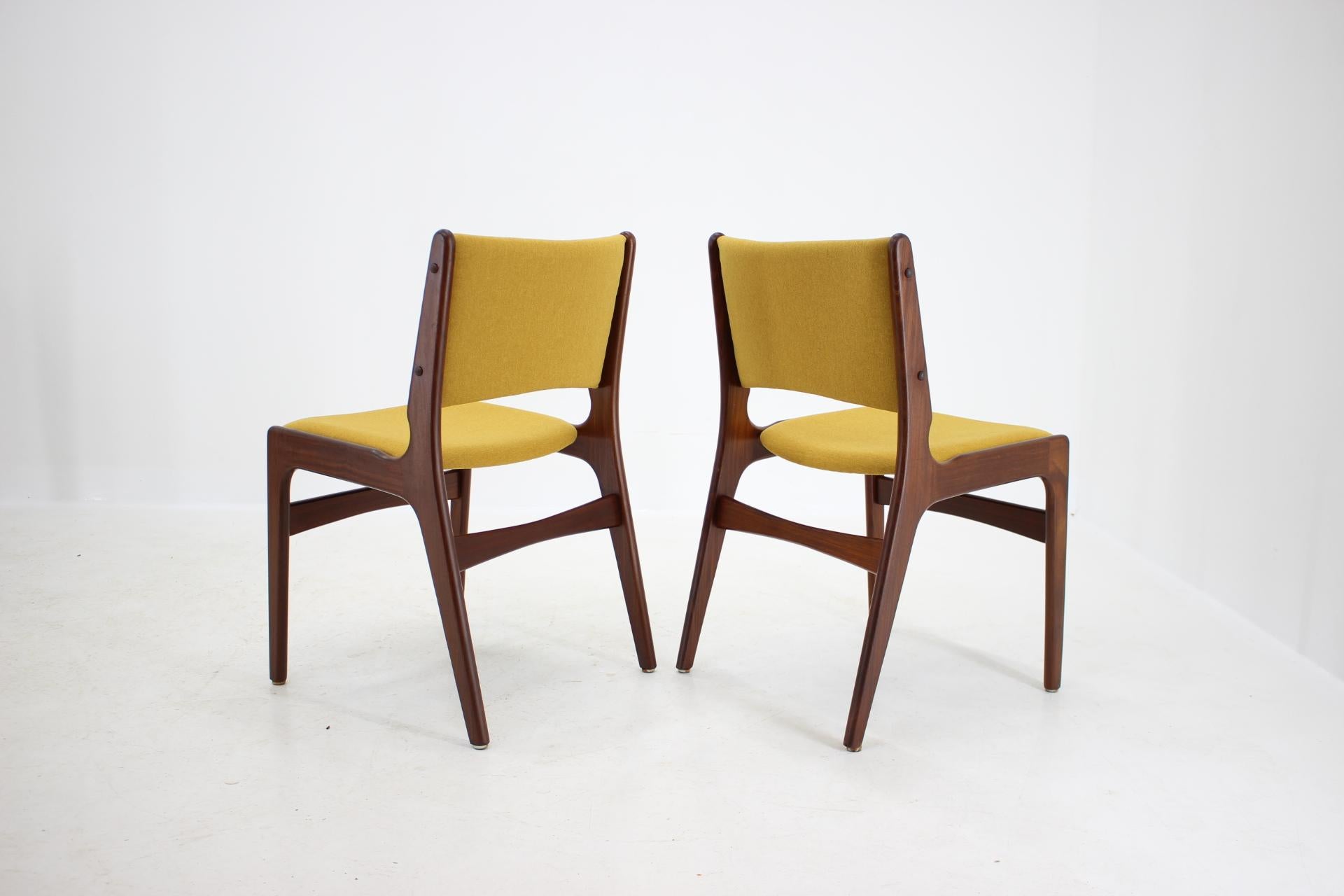 Mid-20th Century 1960s Nova Mobler Danish Teak Dining Chairs, Set of 4
