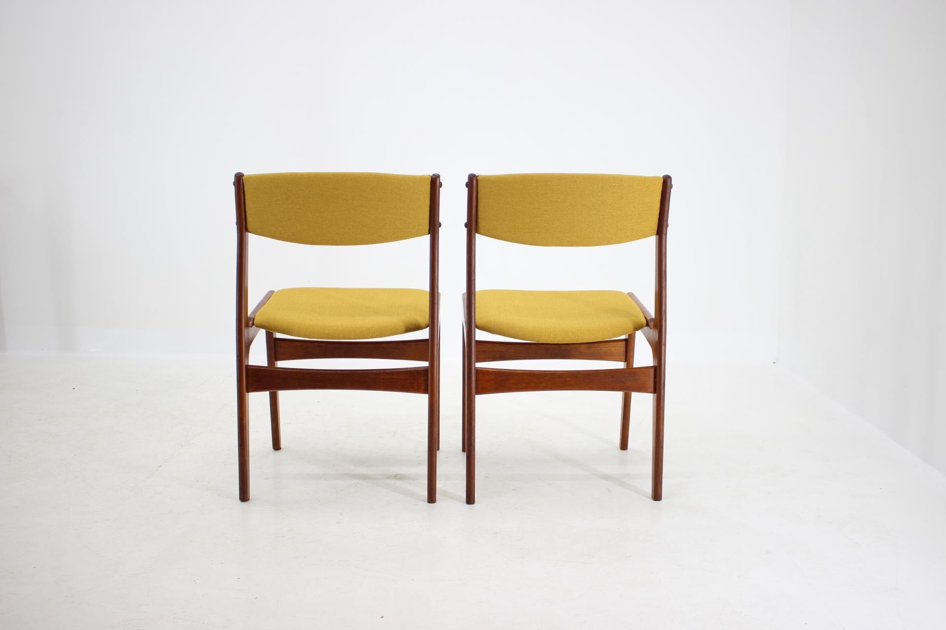 1960s Nova Mobler Danish Teak Dining Chairs, Set of 4 1