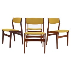 1960s Nova Mobler Danish Teak Dining Chairs, Set of 4
