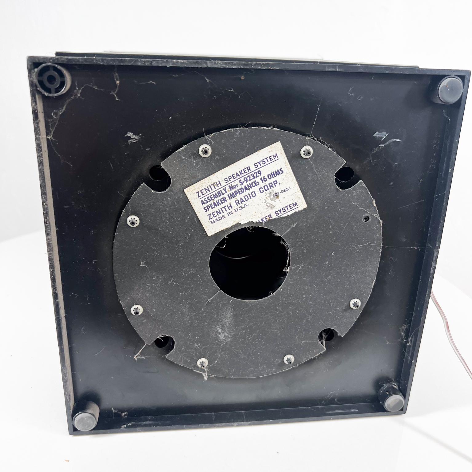 1960s Novel Zenith Circle of Sound Omni-Directional Speaker Impedance 3