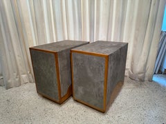 1960's Oak and Leather Clad "Karpen of California" Desk Suite (3 pieces)