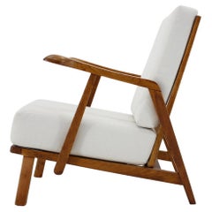 1960s Oak Armchair by Krasna Jizba, Czechoslovakia