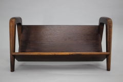 1960s Oak Book Shelf Holder by ULUV, Czechoslovakia