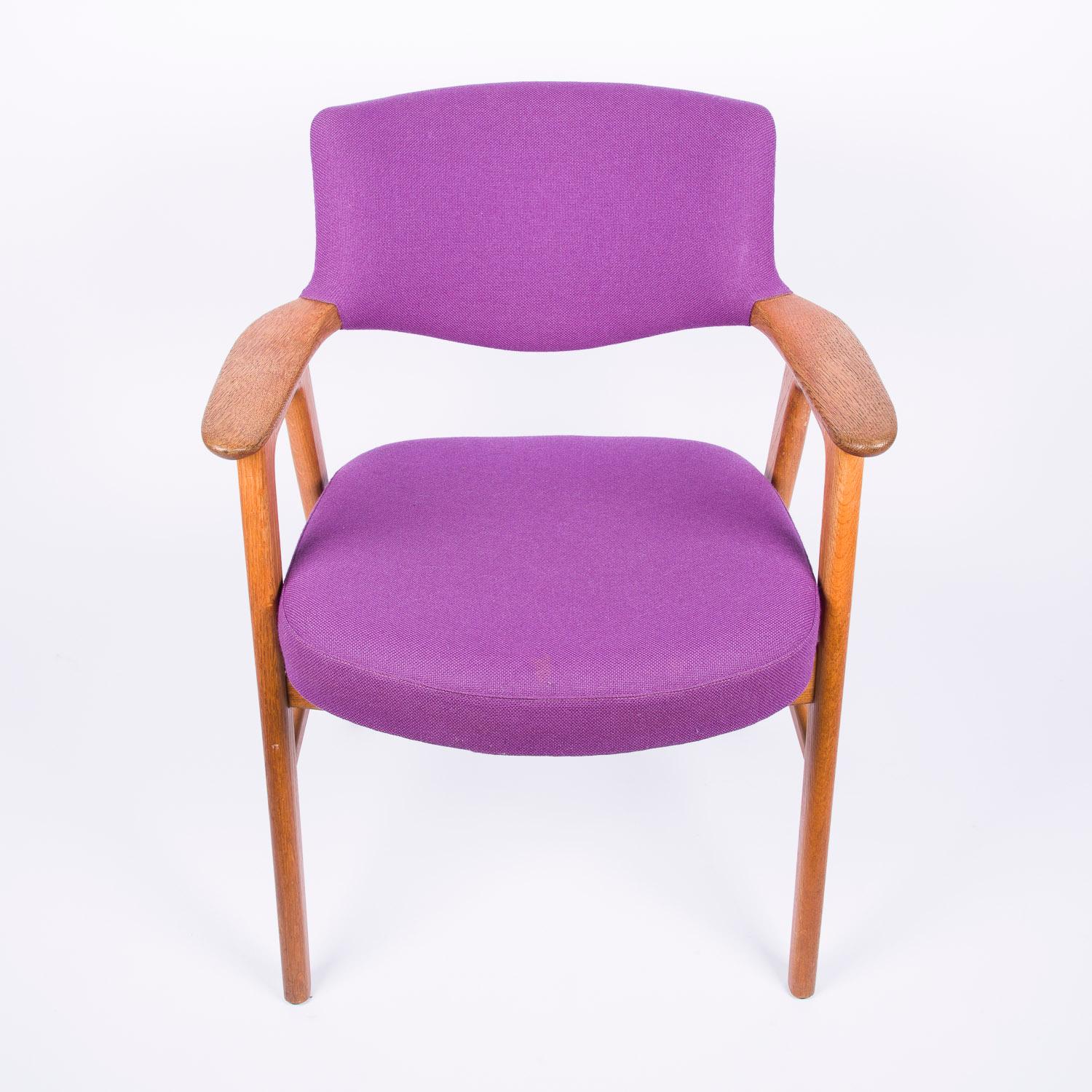 Scandinavian Modern 1960s Oak Chair by Erik Kierkegaard for Høng Stolefabrik For Sale