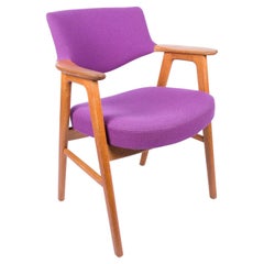 1960s Oak Chair by Erik Kierkegaard für Høng Stolefabrik