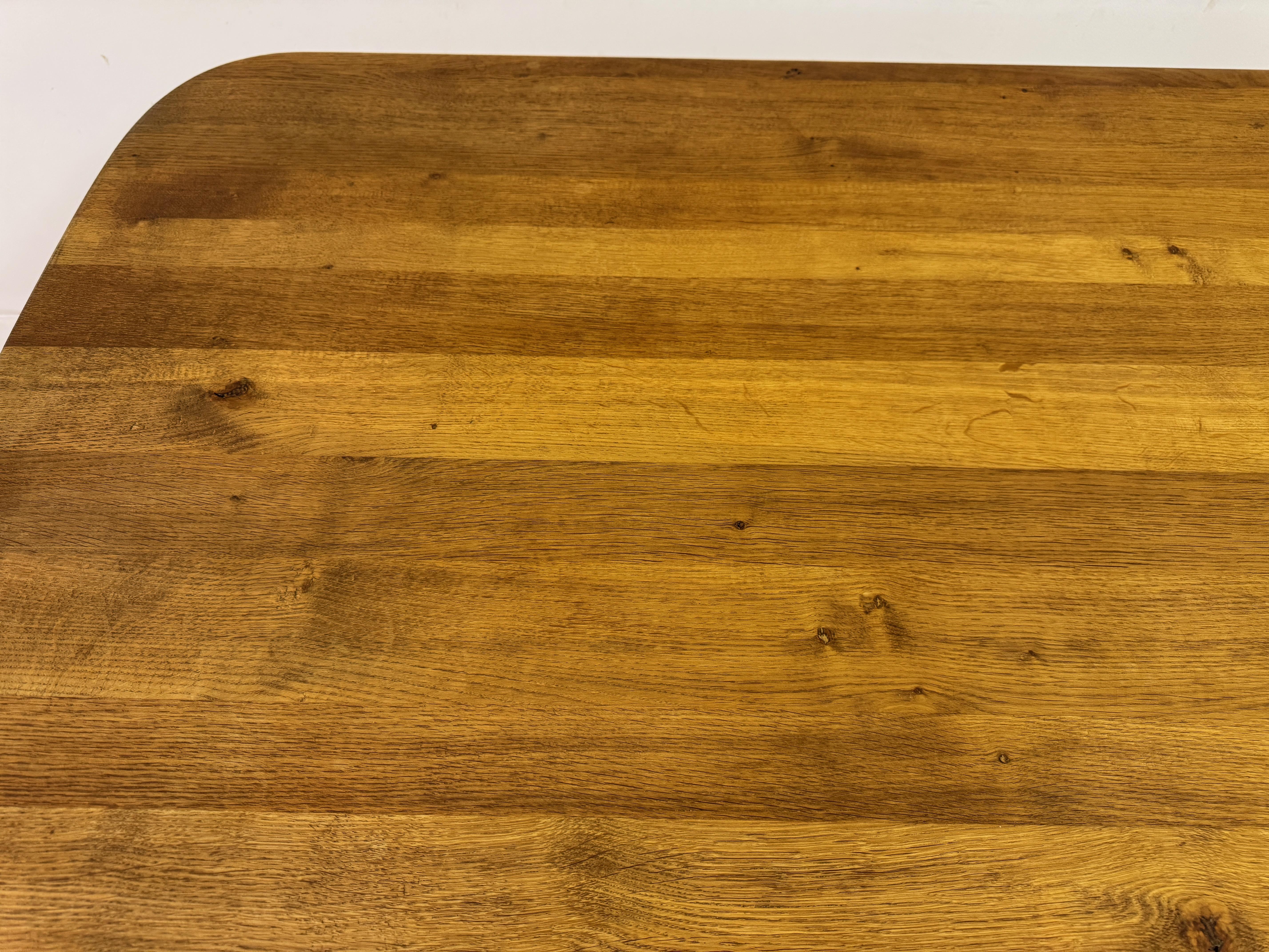 Table basse en Oak Oak des années 1960 par De Puydt en vente 4