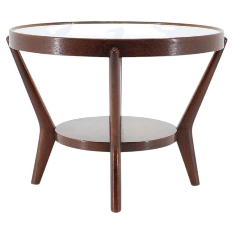 1960s Oak Coffee Table by Karel Koželka and Antonín Kropáček for Interier Praha